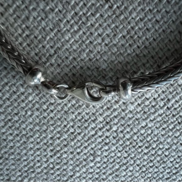 Sterling Silver Braided Rope Bracelet - Picture 4 of 9